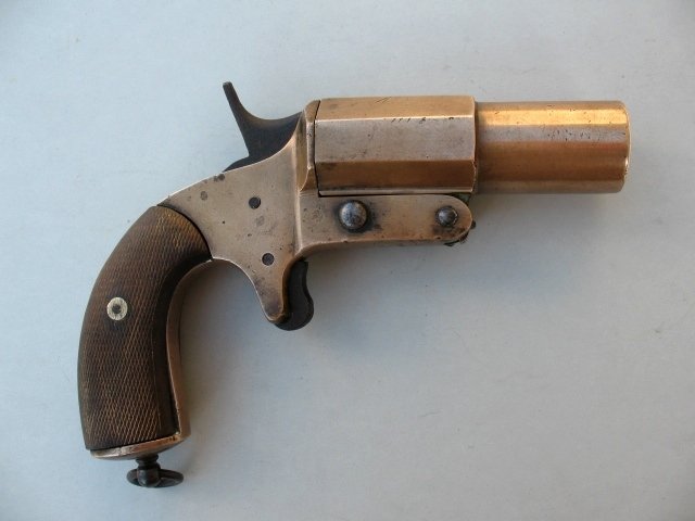 French bronze signal pistol Chouvet St. Etienne WW1 WW2
