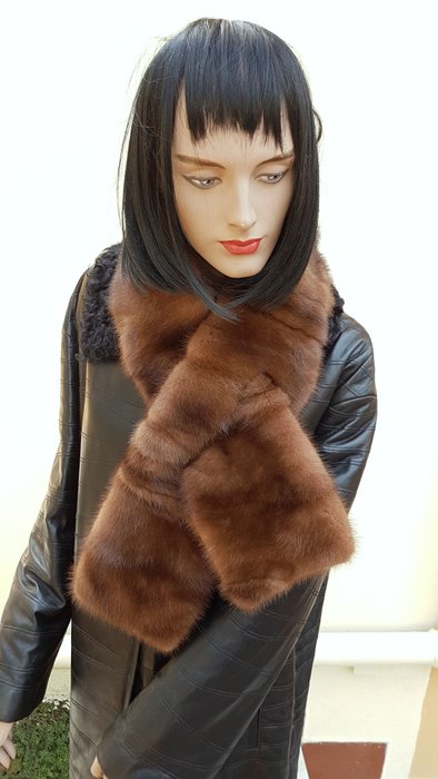 Mink fur scarf - MADE IN ITALY - Catawiki