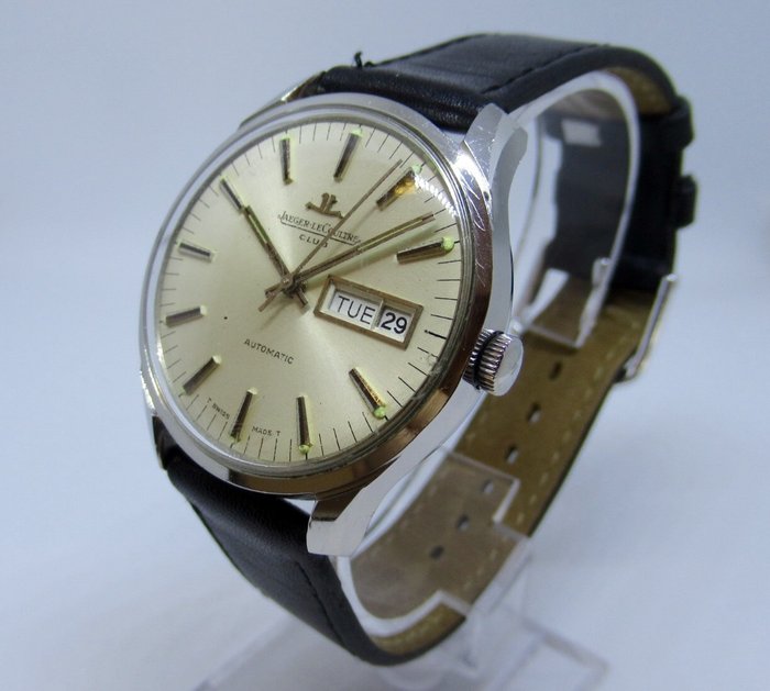Jaeger LeCoultre Club Automatic Day Date Men's Watch, circa 1970
