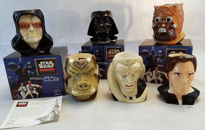 Applause Classic Collectors Series Star Wars Figural Mug BIB FORTUNA NIB COA 