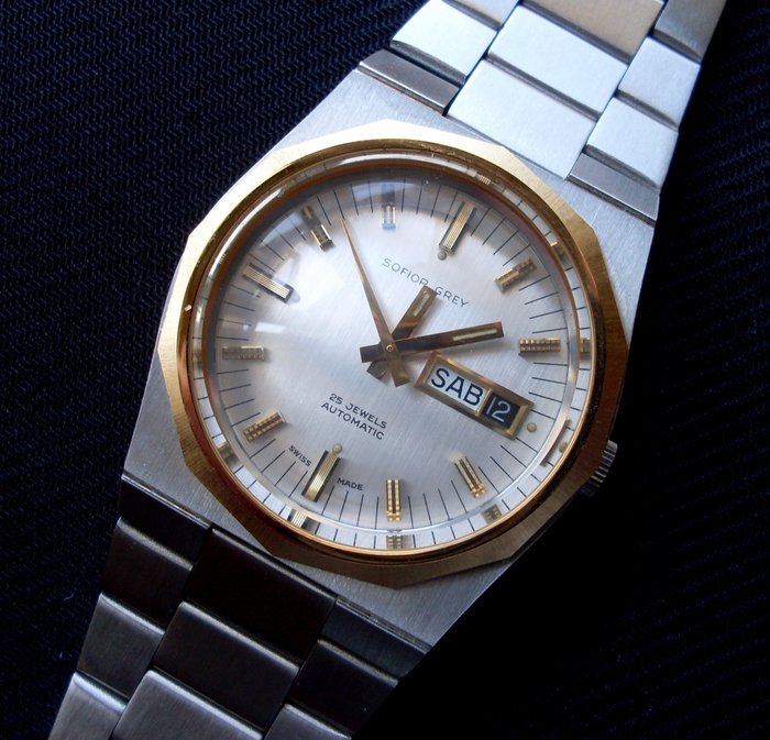 Sofior Grey Automatic - Men's - 1970-1979 - N.O.S., never - Catawiki