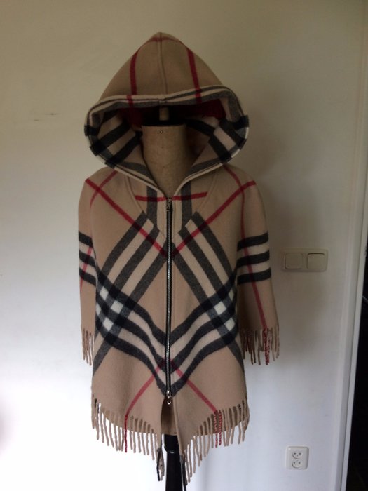 burberry poncho with hood