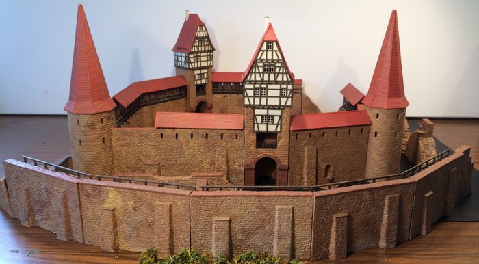 Faller/Kibri - H0 - Burg/Schlossmauern, Türme und Stadtmauern.