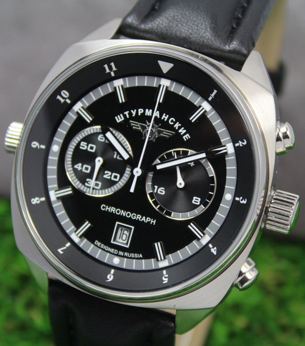 Sturmanskie – Mens - Apollo-Soyuz - Special Edition - Chronograph Watch ...