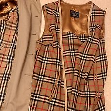 burberry trench coat lining
