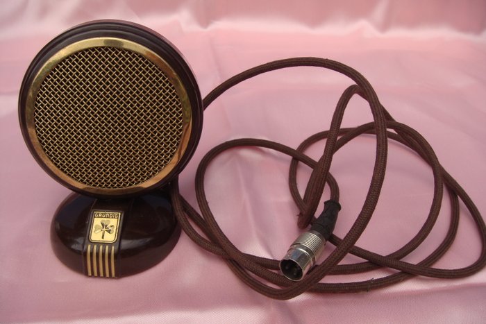 Bakeliet Vintage Grundig codensator microfoon