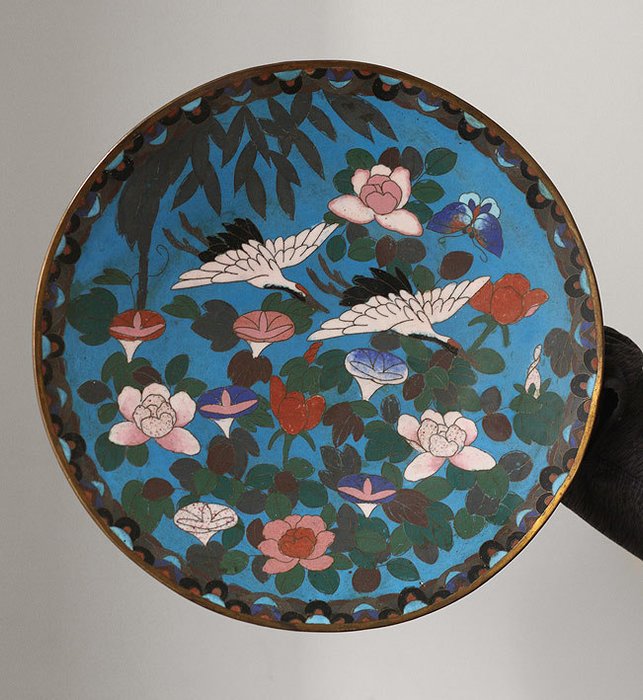 Cloisonné plate - Japan - ca. 1900 (Meiji Period)