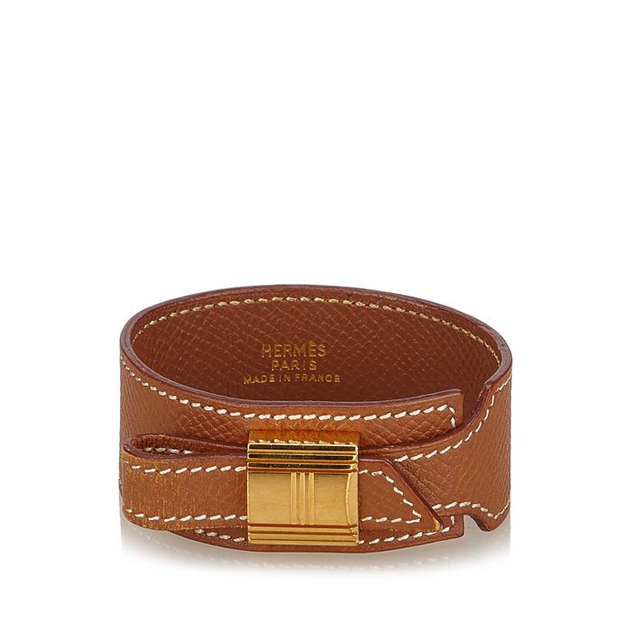 hermes brown leather bracelet