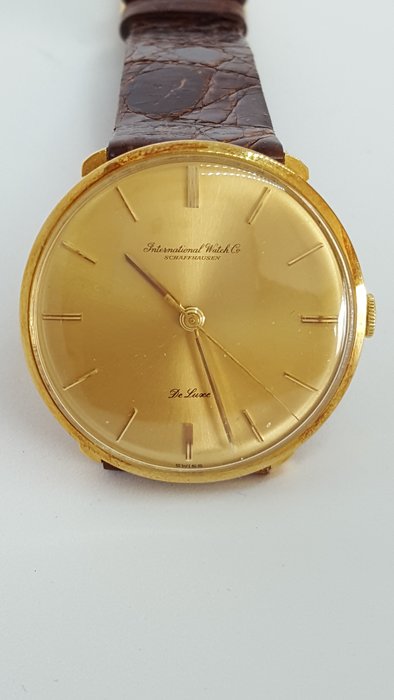 IWC - International Watch Company 18K solid gold watch - De Luxe - Men's - 1960's