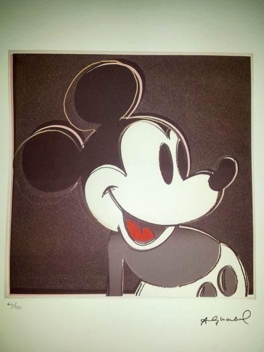 Andy Warhol - Lithograph Georges Israel Editeur - Mickey Mouse (1981)
