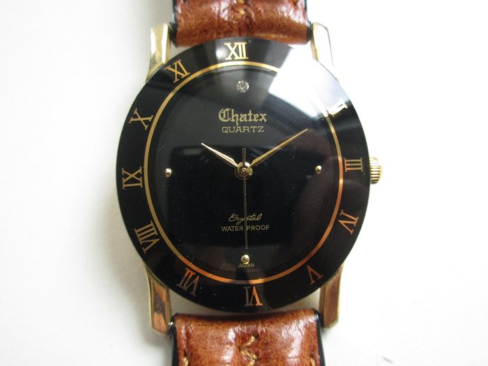 Chatex 2006 18k - heren dress horloge - jaren 80