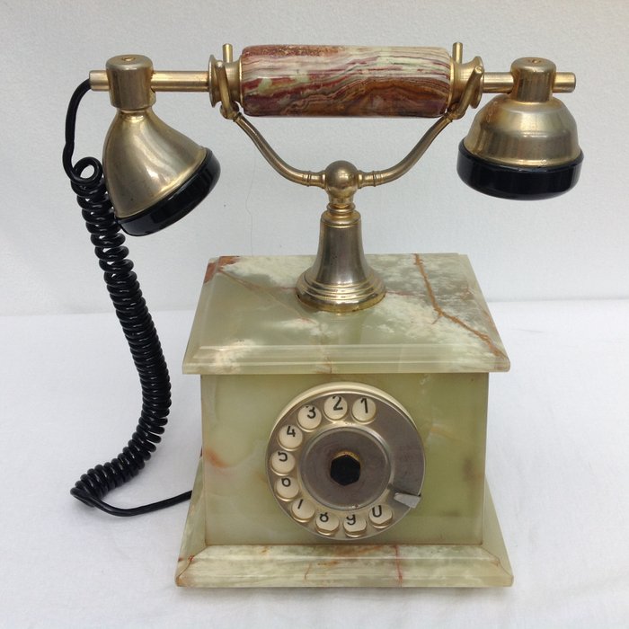 Classic marble telephone