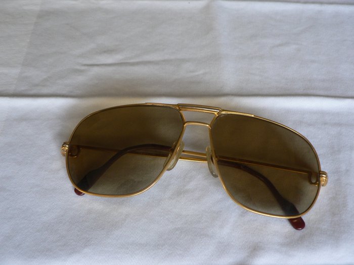 cartier sunglasses men's gold