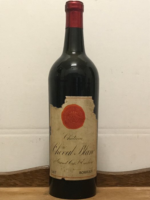 1947 Château Cheval Blanc, 1er GCClassé Saint-Emilion (Van Der Meulen) - 1 bottle (0,75ltr) - (Parker 100/100)