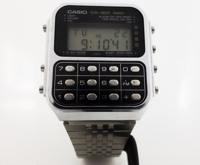 Casio Ca-901 Game Calculator Digital Men's TCH Japan Made 1980's