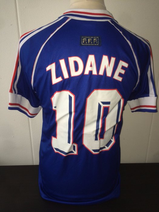 zidane 1998 world cup jersey