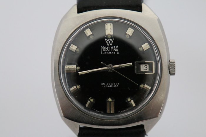 Precimax - 25 Jewels - Incabloc - Swiss Made - Heren polshorloge - 1970'