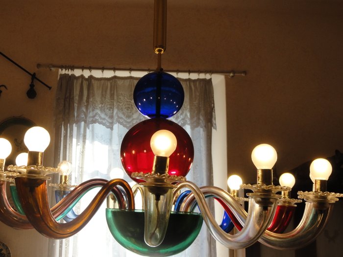 Gio' Ponti for Venini – 12-light chandelier