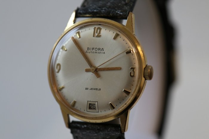 Vintage Bifora - 23 jewels - Anti-shock / anti-magnetic - Men's wristwatch - 1960s