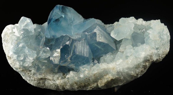 Celestite - great natural sky blue specimen - 10,2 x 5,1 x 4,0 cm - 429 gm