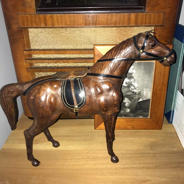 Old leather horse from a baron