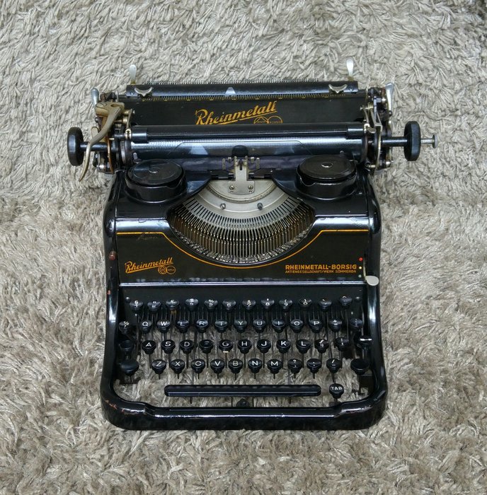 Rheinmetall Borsig - Antique Typewriter - Germany - 1940