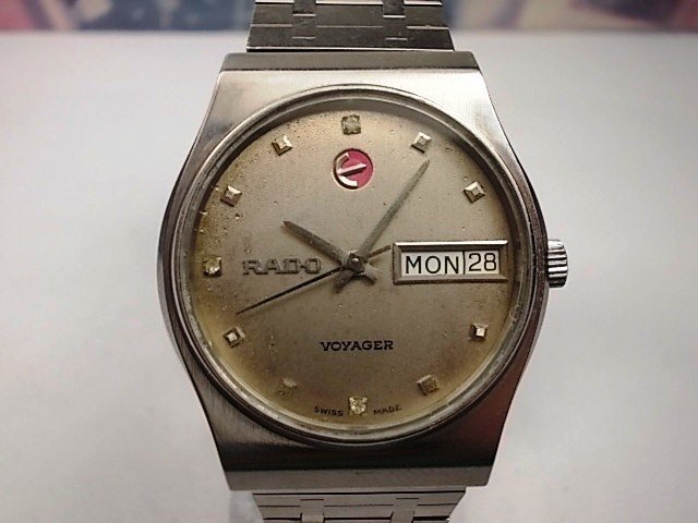 Rado 'Voyager' model no. 636.3269.4 – Gents' automatic day/date Swiss wristwatch – circa 1960/70s