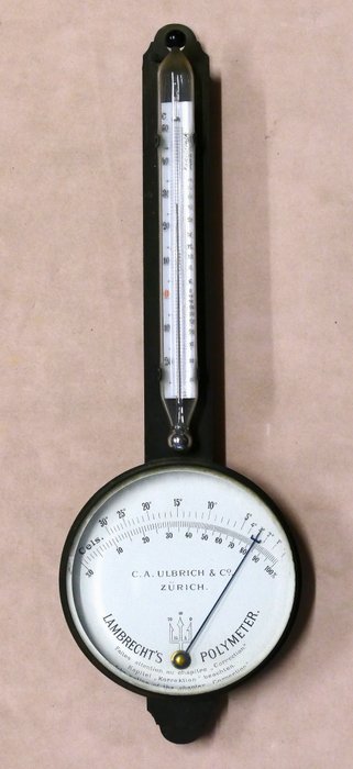 Lambrecht's Polymeter - hygrometer-thermometer - Switzerland - beginning of XX century