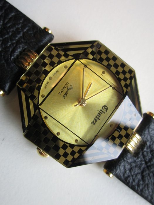 Chatex - model Crystal, 18K gold plated - Herren - 1980-1989