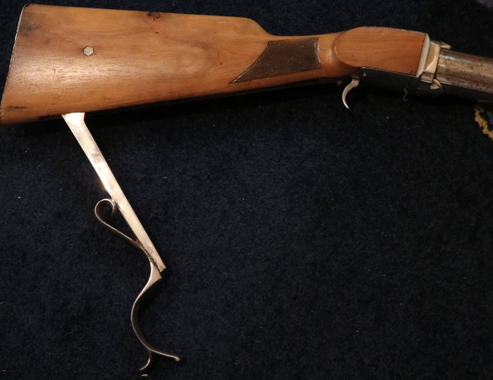 Antique air rifle latch clamp August Stukenbrok