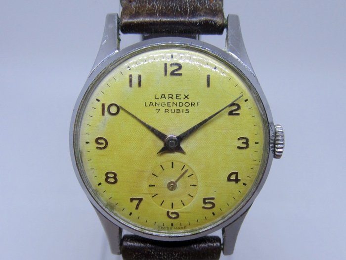 Larex Langendorf — Military style watch — Mens— 1940's