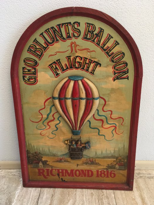 Geo Blunts Balloon Flight Richmond 1816