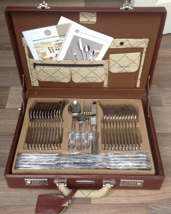 Waltmann und Sohn Besteck - 72-piece cutlery case for 12 people - 18/10 stainless steel
