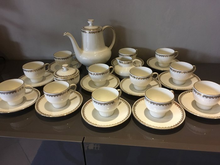 Kronester Bavaria - Complete set of teacups - Numbered
