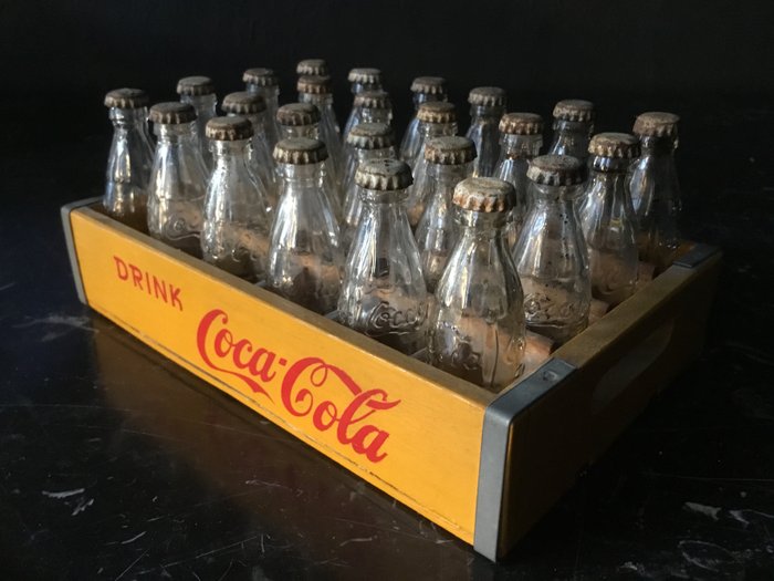 Wooden coke bottle crates