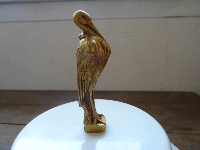 Maurice Frecourt - Stork - Bronze gilt seal