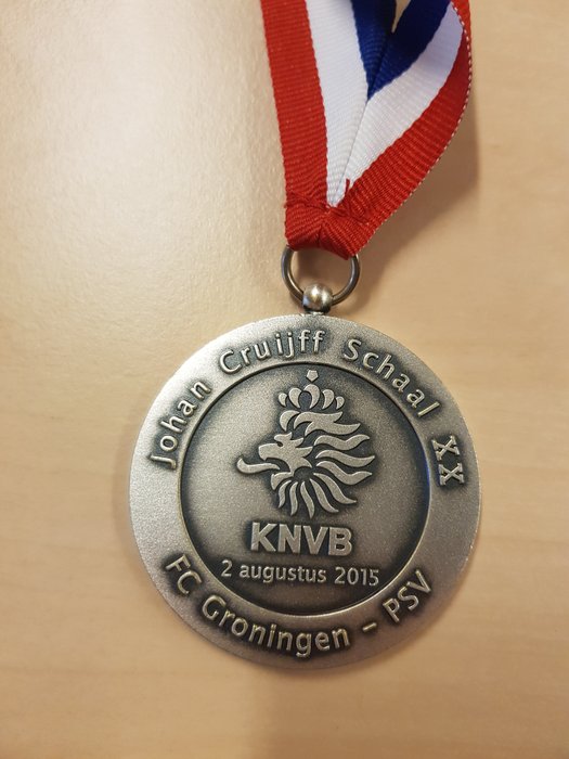 Medaille Johan Cruijff Schaal augustus 2015