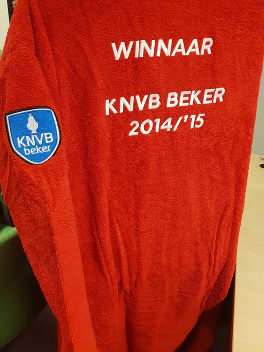 Badjas winnaar KNVB Beker seizoen 2014/2015