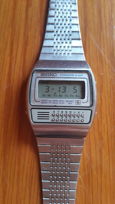 Seiko - Calculator Alarm C359-5000 - 男士 - 1980-1989