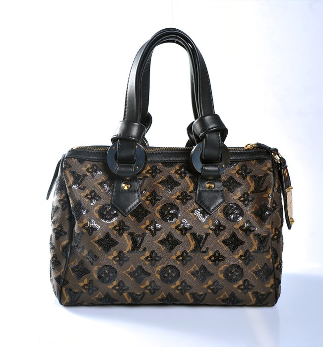 Louis Vuitton - Monogram Eclipse Speedy 28 Limited Edition Handbag - Catawiki