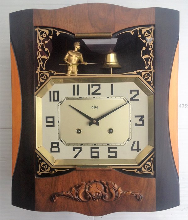 Automate ODO wall clock - Made in France - Period: 1940/50