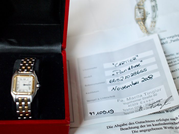 cartier watch certificate of authenticity