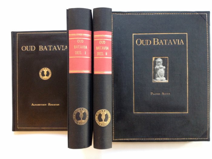 Indonesia; Dr. F. de Haan - Oud Batavia First edition - Special copy with the index - Four volumes - 1922/1923