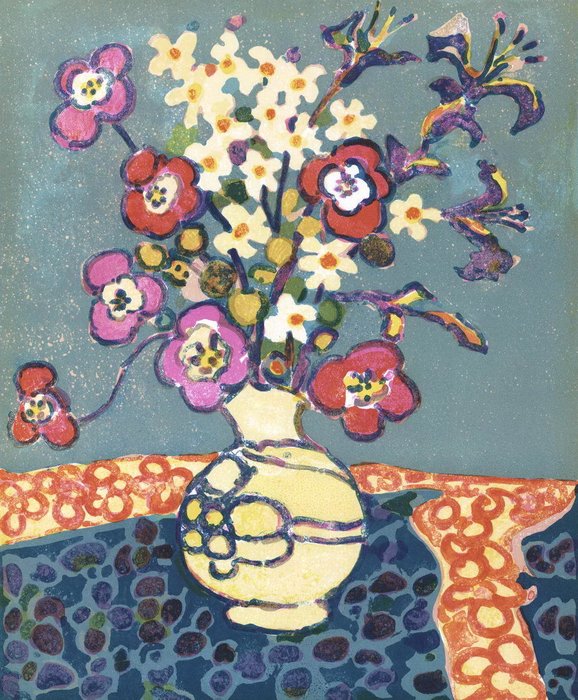 Gérard Vieillevie (1939-1992) - Bouquet champêtre
