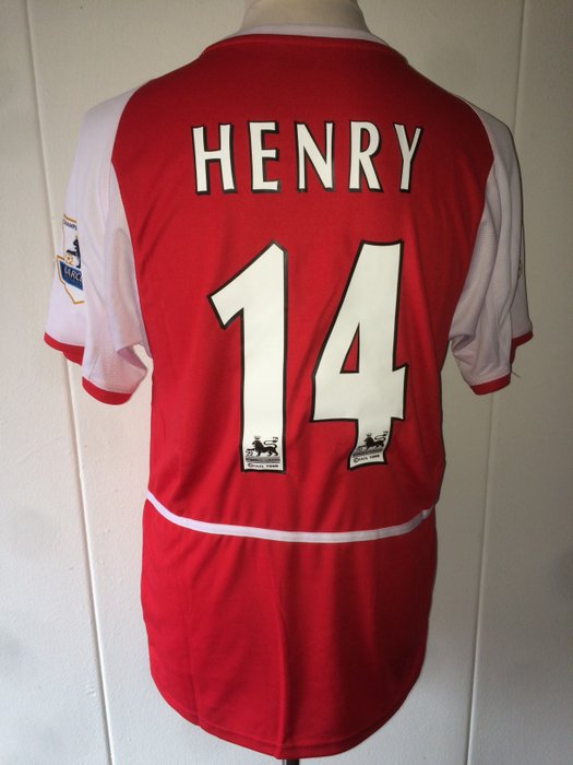 Arsenal, Thierry Henry #14 Premier League 03/04 shirt 'The Invincibles'.