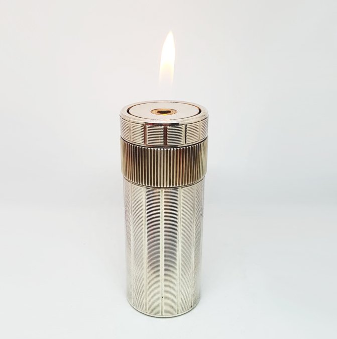 Cylindrical St Dupont table lighter