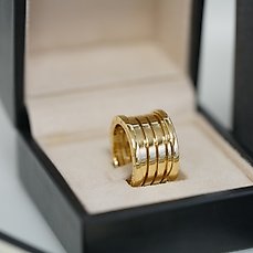 bvlgari 5 band gold ring