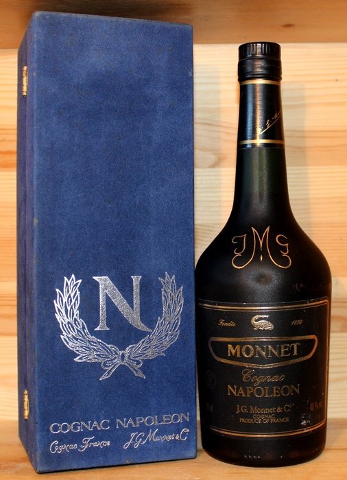 J.G. Monnet Napoleon Cognac incl. rare original velvet box