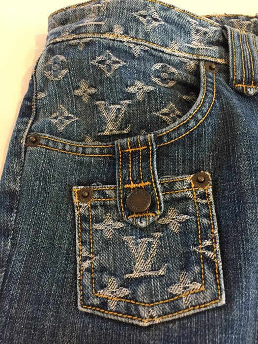 Louis Vuitton - Denim jeans - Monogram - Catawiki