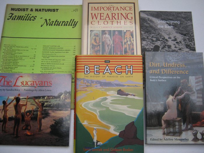 Nudism; Lot with six reference works - 1983/2005